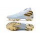 adidas Nemeziz 19+ FG Zapatillas de Fútbol -Agua/Dorado metalizado /Blanco