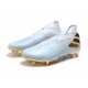 adidas Nemeziz 19+ FG Zapatillas de Fútbol -Agua/Dorado metalizado /Blanco