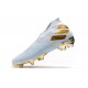 adidas Nemeziz 19+ FG Zapatillas de Fútbol -Agua/Dorado metalizado /Blanco