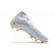 adidas Nemeziz 19+ FG Zapatillas de Fútbol -Agua/Dorado metalizado /Blanco