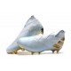 adidas Nemeziz 19+ FG Zapatillas de Fútbol -Agua/Dorado metalizado /Blanco