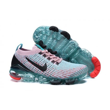 Zapatillas Nike Air VaporMax Flyknit 3 Azul Rosa Negro