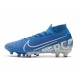 Nike Zapatillas Mercurial Superfly 7 Elite AG-Pro Azul Blanco