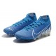 Nike Zapatillas Mercurial Superfly 7 Elite AG-Pro Azul Blanco