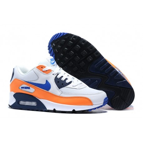Zapatillas Nike Air Max 90 Naranja Blanco Azul