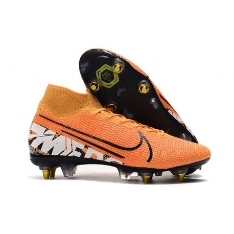 Nike Mercurial Superfly VII Elite SG-Pro AC Naranja Blanco