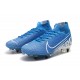 Nike Mercurial Superfly VII Elite SG-Pro AC New Lights Azul Blanco