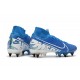 Nike Mercurial Superfly VII Elite SG-Pro AC New Lights Azul Blanco