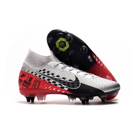 Nike Mercurial Superfly VII Elite SG-Pro AC Neymar Cromado Negro Rojo Platino