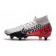 Nike Mercurial Superfly VII Elite SG-Pro AC Neymar Cromado Negro Rojo Platino