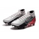 Nike Mercurial Superfly VII Elite SG-Pro AC Neymar Cromado Negro Rojo Platino