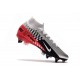 Nike Mercurial Superfly VII Elite SG-Pro AC Neymar Cromado Negro Rojo Platino