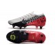 Nike Mercurial Vapor 13 Elite SG-Pro AC Neymar Cromado Negro Rojo Platino