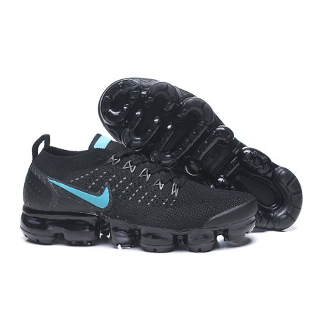 Zapatillas Nike Air Vapormax Flyknit 2 Negro Azul