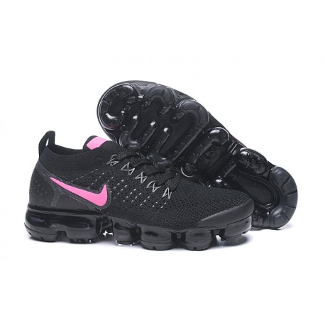 Zapatillas Nike Air Vapormax Flyknit 2 Negro Rosa