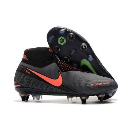 Nike Phantom VSN Elite DF SG-Pro Anti Clog Gris Oscuro Mango Brillante