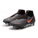 Nike Phantom VSN Elite DF SG-Pro Anti Clog Gris Oscuro Mango Brillante