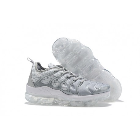 Nike Air Vapormax Plus Zapatilla Hombre Gris Blanco