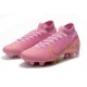 Nike Zapatos Mercurial Superfly VII Elite SE FG Rosa Oro