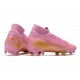 Nike Zapatos Mercurial Superfly VII Elite SE FG Rosa Oro