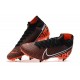 Nike Mercurial Superfly VII Elite SG-Pro AC Negro Blanco Hyper Crimson