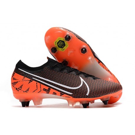 Nike Mercurial Vapor 13 Elite SG-Pro AC Negro Blanco Hyper Crimson