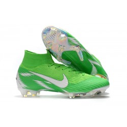 Nike Zapatillas de Fútbol Mercurial Superfly 6 Elite FG - Verde Blanco
