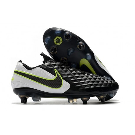 Zapatillas Nike Tiempo Legend VIII Elite ACC SG Negro Blanco Voltio