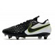 Zapatillas Nike Tiempo Legend VIII Elite ACC SG Negro Blanco Voltio