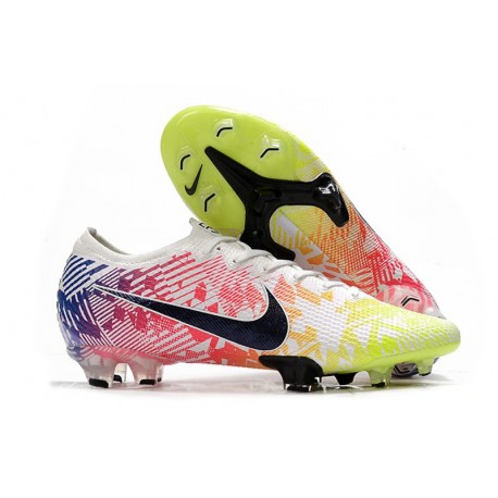 Neymar Nike Mercurial Vapor XIII 360 Elite FG -Blanco Negro Azul Volt
