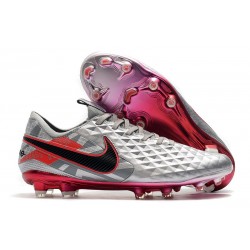 Tacos de Futbol Nike Tiempo Legend 8 Elite FG Gris Negro