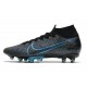 Nike Zapatillas Mercurial Superfly 7 Elite AG-Pro Negro Azul