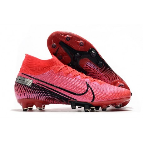 Nike Zapatillas Mercurial Superfly 7 Elite AG-Pro Láser Crimson Negro