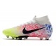 Nike Mercurial Superfly 7 Elite AG-Pro Neymar Blanco Negro Azul Volt