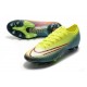 Botas Nike Mercurial Vapor 13 Elite AG-PRO Lemon Venom Negro Verde