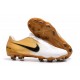 Nike Zapatillas de Futbol Phantom Venom Elite FG Blanco Oro Negro