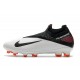 Bota de Fútbol Nike Phantom VSN 2 Elite FG -Blanco Negro Laser Crimson