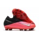 Bota Fútbol Nike Phantom VSN 2 Elite DF FG -Laser Crimson Plata Negro