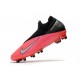 Bota Fútbol Nike Phantom VSN 2 Elite DF FG -Laser Crimson Plata Negro