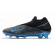 Bota Fútbol Nike Phantom VSN 2 Elite DF FG -Negro Azul Láser Antracita