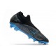 Bota Fútbol Nike Phantom VSN 2 Elite DF FG -Negro Azul Láser Antracita