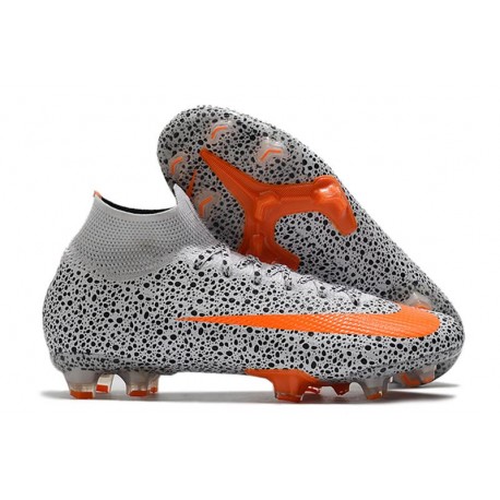Nike Mercurial Superfly 7 Elite DF FG CR7 Blanco Total Naranja Negro