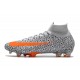 Nike Mercurial Superfly 7 Elite DF FG CR7 Blanco Total Naranja Negro