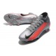 Zapatilla Nike Mercurial Superfly 7 Elite DF FG Gris Negro Rojo