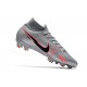 Zapatilla Nike Mercurial Superfly 7 Elite DF FG Gris Negro Rojo