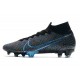 Zapatilla Nike Mercurial Superfly 7 Elite DF FG Negro Azul