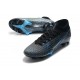 Zapatilla Nike Mercurial Superfly 7 Elite DF FG Negro Azul