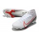 Nike Mercurial Superfly 7 Elite DF FG Blanco Carmesí láser Negro