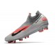 Bota de Fútbol Nike Phantom VSN 2 Elite DF FG -Gris Negro Rojo