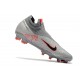 Bota de Fútbol Nike Phantom VSN 2 Elite DF FG -Gris Negro Rojo